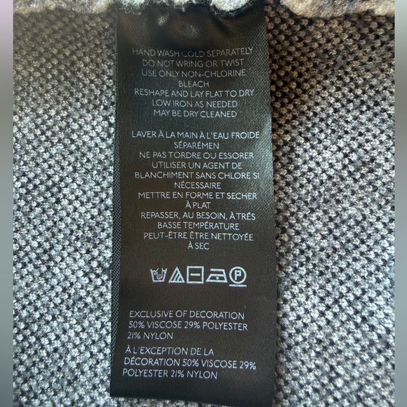 Maeve Anthropologie Sweater Vest Women’s L Gingham Embroidered Cherries - Picture 7 of 14